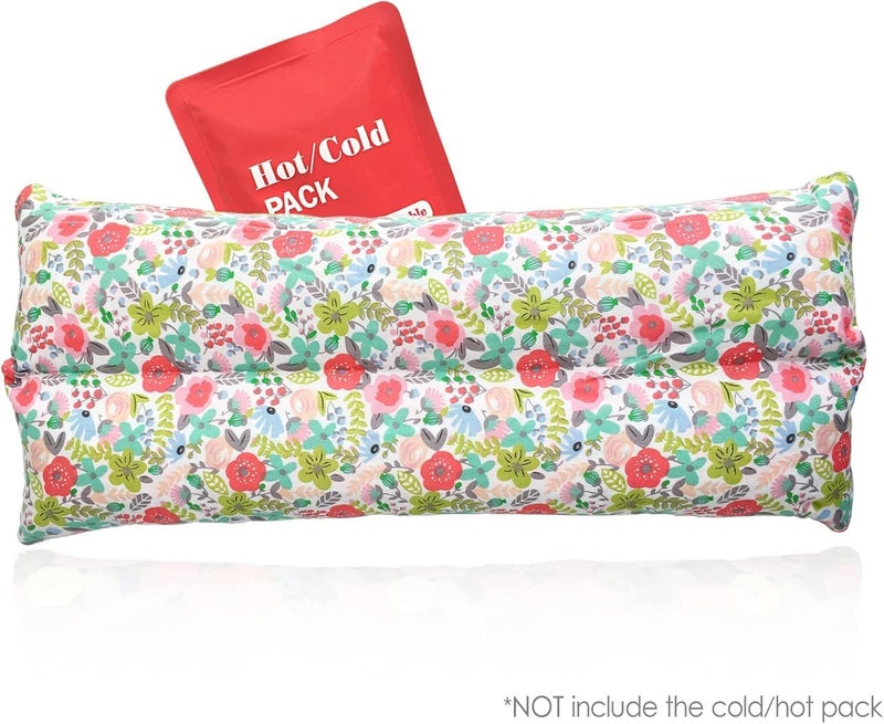 HapiPoppy Hysterectomy Pillow Abdominal Post Surgery Pillows with Pocket Comfort for Ice Heat Packs Tummy Tuck Belly Incision Recovery Seatbelt Gifts Women Patients (Camellia) - Image 5